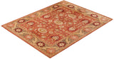 One-of-a-Kind Imported Hand-knotted Area Rug  - Pink, 8' 3" x 10' 4" - Modern Rug Importers