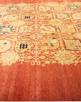 One-of-a-Kind Imported Hand-knotted Area Rug  - Pink, 9' 0" x 12' 4" - Modern Rug Importers