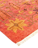 One-of-a-Kind Imported Hand-knotted Area Rug  - Pink,  9' 0" x 12' 6" - Modern Rug Importers