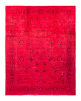 One-of-a-Kind Imported Hand-knotted Area Rug  - Pink, 9' 1" x 11' 7" - Modern Rug Importers