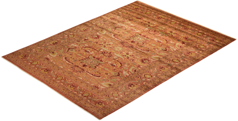 One-of-a-Kind Imported Hand-knotted Area Rug  - Pink, 9' 2" x 12' 3" - Modern Rug Importers