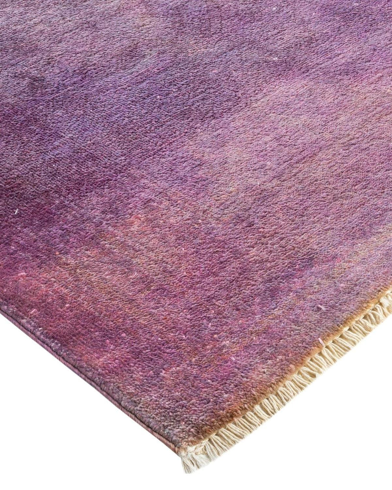 One-of-a-Kind Imported Hand-knotted Area Rug  - Purple, 10' 1" x 14' 1" - Modern Rug Importers