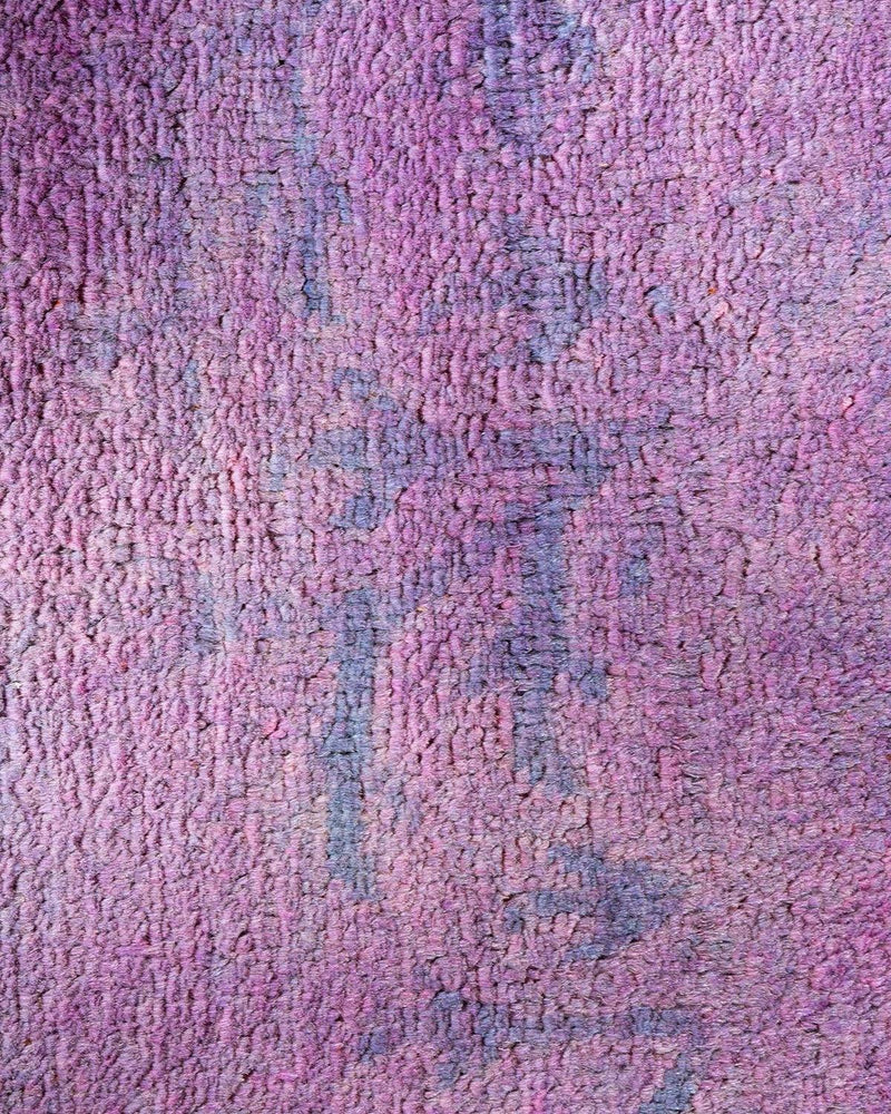 One-of-a-Kind Imported Hand-knotted Area Rug  - Purple, 10' 1" x 14' 1" - Modern Rug Importers