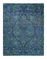 One-of-a-Kind Imported Hand-knotted Area Rug  - Purple, 7' 10" x 10' 0" - Modern Rug Importers