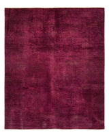 One-of-a-Kind Imported Hand-knotted Area Rug  - Purple, 8' 0" x 9' 8" - Modern Rug Importers