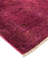 One-of-a-Kind Imported Hand-knotted Area Rug  - Purple, 8' 0" x 9' 8" - Modern Rug Importers