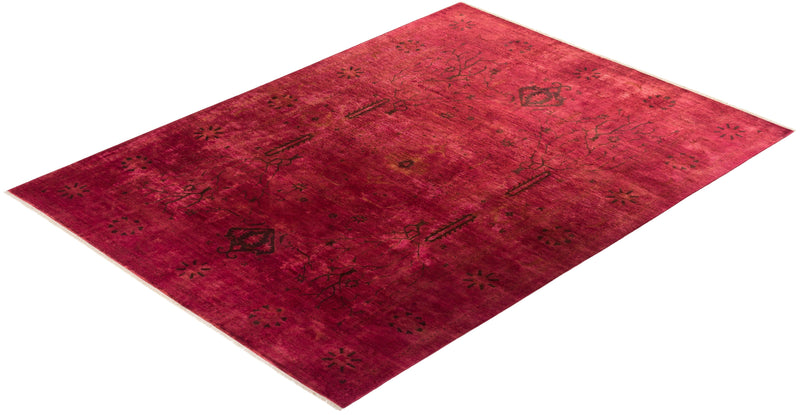 One-of-a-Kind Imported Hand-knotted Area Rug  - Purple, 8' 10" x 11' 7" - Modern Rug Importers