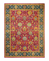 One-of-a-Kind Imported Hand-knotted Area Rug  - Purple, 8' 10" x 12' 3" - Modern Rug Importers