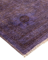 One-of-a-Kind Imported Hand-knotted Area Rug  - Purple, 8' 10" x 17' 5" - Modern Rug Importers
