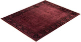 One-of-a-Kind Imported Hand-knotted Area Rug  - Purple, 9' 0" x 11' 4" - Modern Rug Importers