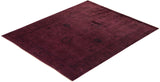 One-of-a-Kind Imported Hand-knotted Area Rug  - Purple, 9' 2" x 11' 8" - Modern Rug Importers