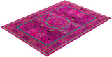 One-of-a-Kind Imported Hand-knotted Area Rug  - Purple,  9' 8" x 13' 6" - Modern Rug Importers