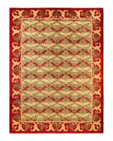 One-of-a-Kind Imported Hand-knotted Area Rug  - Red, 10' 2" x 13' 9" - Modern Rug Importers