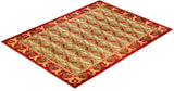 One-of-a-Kind Imported Hand-knotted Area Rug  - Red, 10' 2" x 13' 9" - Modern Rug Importers