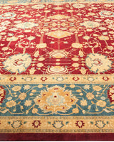 One-of-a-Kind Imported Hand-knotted Area Rug  - Red, 12' 3" x 17' 10" - Modern Rug Importers