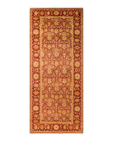 One-of-a-Kind Imported Hand-knotted Area Rug  - Red, 5' 1" x 11' 9" - Modern Rug Importers
