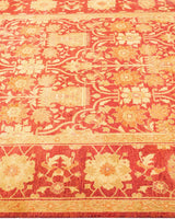 One-of-a-Kind Imported Hand-knotted Area Rug  - Red, 5' 1" x 11' 9" - Modern Rug Importers