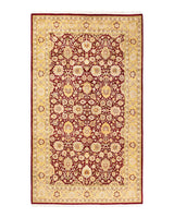 One-of-a-Kind Imported Hand-knotted Area Rug  - Red, 5' 1" x 8' 10" - Modern Rug Importers