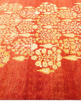 One-of-a-Kind Imported Hand-knotted Area Rug  - Red, 6' 0" x 8' 9" - Modern Rug Importers