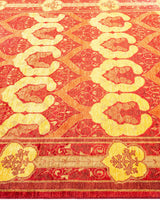 One-of-a-Kind Imported Hand-knotted Area Rug  - Red, 6' 0" x 9' 0" - Modern Rug Importers