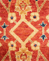 One-of-a-Kind Imported Hand-knotted Area Rug  - Red, 6' 0" x 9' 1" - Modern Rug Importers