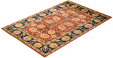 One-of-a-Kind Imported Hand-knotted Area Rug  - Red, 6' 0" x 9' 1" - Modern Rug Importers