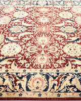 One-of-a-Kind Imported Hand-knotted Area Rug  - Red,  6' 1" x 9' 1" - Modern Rug Importers