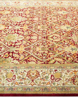 One-of-a-Kind Imported Hand-knotted Area Rug  - Red, 6' 1" x 9' 4" - Modern Rug Importers