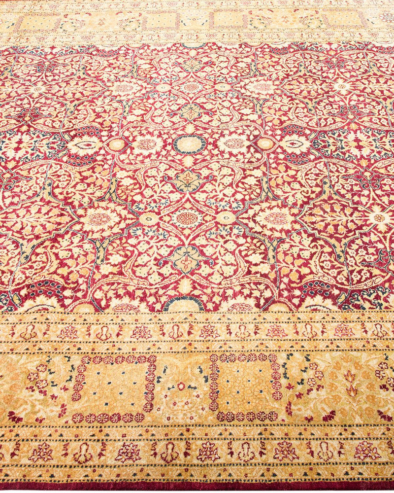 One-of-a-Kind Imported Hand-knotted Area Rug  - Red, 6' 2" x 13' 6" - Modern Rug Importers