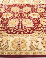 One-of-a-Kind Imported Hand-knotted Area Rug  - Red, 6' 2" x 9' 1" - Modern Rug Importers