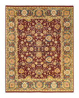 One-of-a-Kind Imported Hand-knotted Area Rug  - Red, 8' 0" x 10' 3" - Modern Rug Importers