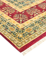 One-of-a-Kind Imported Hand-knotted Area Rug  - Red,  8' 0" x 10' 7" - Modern Rug Importers
