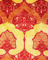 One-of-a-Kind Imported Hand-knotted Area Rug  - Red, 8' 1" x 10' 0" - Modern Rug Importers