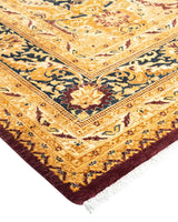 One-of-a-Kind Imported Hand-Knotted Area Rug  - Red, 8' 1" x 10' 1" - Modern Rug Importers