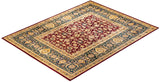 One-of-a-Kind Imported Hand-knotted Area Rug  - Red, 8' 1" x 10' 7" - Modern Rug Importers