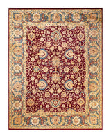One-of-a-Kind Imported Hand-knotted Area Rug  - Red, 8' 1" x 10' 9" - Modern Rug Importers