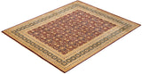 One-of-a-Kind Imported Hand-knotted Area Rug  - Red,  8' 1" x 9' 10" - Modern Rug Importers