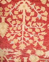 One-of-a-Kind Imported Hand-knotted Area Rug  - Red,  8' 10" x 10' 10" - Modern Rug Importers