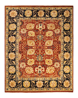 One-of-a-Kind Imported Hand-knotted Area Rug  - Red, 8' 2" x 10' 3" - Modern Rug Importers
