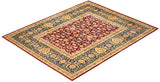 One-of-a-Kind Imported Hand-Knotted Area Rug  - Red, 8' 2" x 10' 3" - Modern Rug Importers
