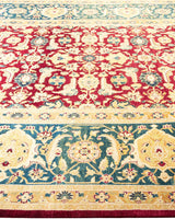 One-of-a-Kind Imported Hand-Knotted Area Rug  - Red, 8' 2" x 10' 6" - Modern Rug Importers