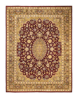 One-of-a-Kind Imported Hand-knotted Area Rug  - Red, 8' 2" x 10' 8" - Modern Rug Importers
