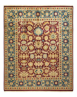 One-of-a-Kind Imported Hand-knotted Area Rug  - Red, 8' 4" x 10' 1" - Modern Rug Importers