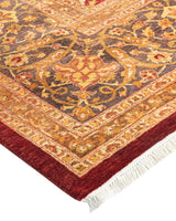 One-of-a-Kind Imported Hand-knotted Area Rug  - Red, 8' 4" x 10' 2" - Modern Rug Importers