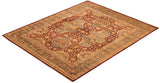 One-of-a-Kind Imported Hand-knotted Area Rug  - Red, 8' 4" x 10' 2" - Modern Rug Importers