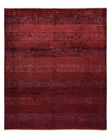 One-of-a-Kind Imported Hand-knotted Area Rug  - Red, 8' 4" x 9' 10" - Modern Rug Importers