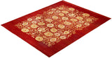 One-of-a-Kind Imported Hand-knotted Area Rug  - Red, 9' 1" x 11' 10" - Modern Rug Importers