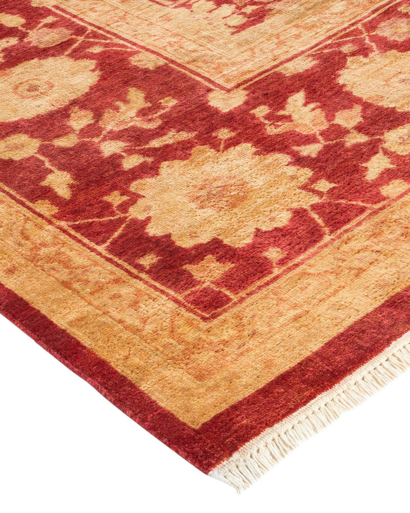 One-of-a-Kind Imported Hand-knotted Area Rug  - Red, 9' 1" x 15' 4" - Modern Rug Importers