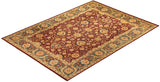One-of-a-Kind Imported Hand-knotted Area Rug  - Red, 9' 10" x 13' 10" - Modern Rug Importers