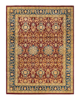 One-of-a-Kind Imported Hand-Knotted Area Rug  - Red,  9' 2" x 11' 10" - Modern Rug Importers
